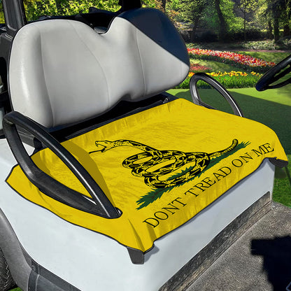 Don't Tread On Me Gadsden Flag Print Golf Cart Seat Cover