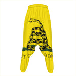 Don't Tread On Me Gadsden Flag Print Hammer Pants