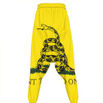 Don't Tread On Me Gadsden Flag Print Hammer Pants