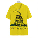 Don't Tread On Me Gadsden Flag Print Hawaiian Shirt