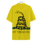 Don't Tread On Me Gadsden Flag Print Hawaiian Shirt
