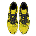 Don't Tread On Me Gadsden Flag Print High Top Leather Sneakers