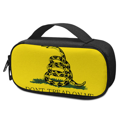 Don't Tread On Me Gadsden Flag Print Insulin Cooler Travel Case