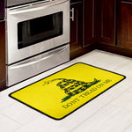 Don't Tread On Me Gadsden Flag Print Kitchen Mat