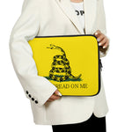 Don't Tread On Me Gadsden Flag Print Laptop Sleeve