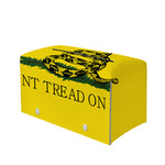 Don't Tread On Me Gadsden Flag Print Leather Tissue Box Cover