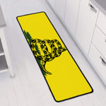 Don't Tread On Me Gadsden Flag Print Long Kitchen Mat