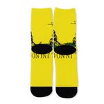 Don't Tread On Me Gadsden Flag Print Long Socks