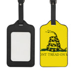 Don't Tread On Me Gadsden Flag Print Luggage Tag
