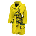 Don't Tread On Me Gadsden Flag Print Men's Bathrobe