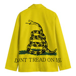 Don't Tread On Me Gadsden Flag Print Men's Blazer