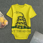 Don't Tread On Me Gadsden Flag Print Men's Bodysuit