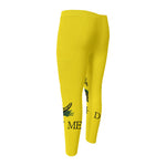 Don't Tread On Me Gadsden Flag Print Men's Compression Pants
