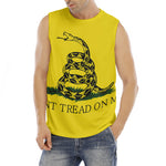Don't Tread On Me Gadsden Flag Print Men's Fitness Tank Top