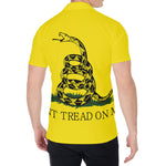 Don't Tread On Me Gadsden Flag Print Men's Shirt