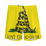 Don't Tread On Me Gadsden Flag Print Men's Sports Shorts