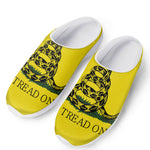 Don't Tread On Me Gadsden Flag Print Mesh Casual Shoes