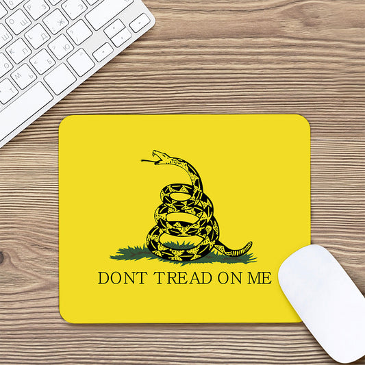 Don't Tread On Me Gadsden Flag Print Mouse Pad