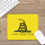 Don't Tread On Me Gadsden Flag Print Mouse Pad