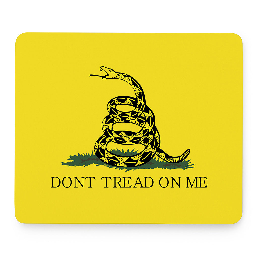 Don't Tread On Me Gadsden Flag Print Mouse Pad