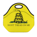 Don't Tread On Me Gadsden Flag Print Neoprene Lunch Bag