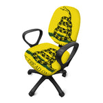 Don't Tread On Me Gadsden Flag Print Office Chair Cover