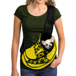 Don't Tread On Me Gadsden Flag Print Pet Sling Carrier