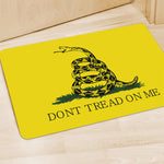 Don't Tread On Me Gadsden Flag Print Polyester Doormat