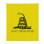 Don't Tread On Me Gadsden Flag Print Polyester Shower Curtain