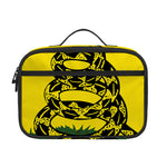 Don't Tread On Me Gadsden Flag Print Portable Lunch Bag