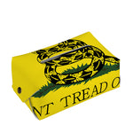 Don't Tread On Me Gadsden Flag Print Rectangle Tissue Box Cover