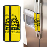 Don't Tread On Me Gadsden Flag Print Refrigerator Handle Covers