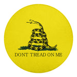 Don't Tread On Me Gadsden Flag Print Round Blanket