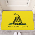 Don't Tread On Me Gadsden Flag Print Rubber Doormat