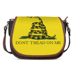 Don't Tread On Me Gadsden Flag Print Saddle Bag