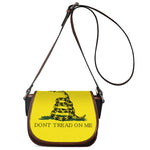 Don't Tread On Me Gadsden Flag Print Saddle Bag