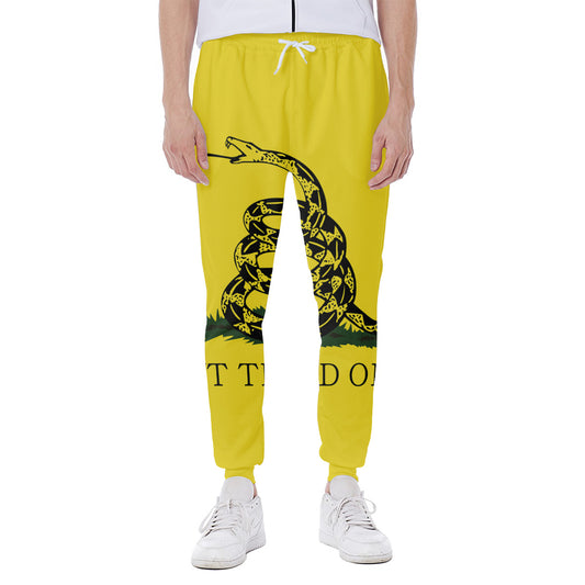 Don't Tread On Me Gadsden Flag Print Scuba Joggers