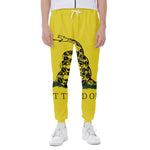 Don't Tread On Me Gadsden Flag Print Scuba Joggers