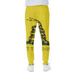 Don't Tread On Me Gadsden Flag Print Scuba Joggers