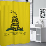Don't Tread On Me Gadsden Flag Print Shower Curtain