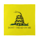 Don't Tread On Me Gadsden Flag Print Silk Bandana