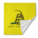 Don't Tread On Me Gadsden Flag Print Silk Bandana