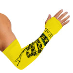 Don't Tread On Me Gadsden Flag Print Sun Protection Arm Sleeves