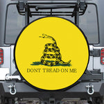 Don't Tread On Me Gadsden Flag Print Tire Cover