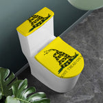 Don't Tread On Me Gadsden Flag Print Toilet Lid And Tank Cover Set