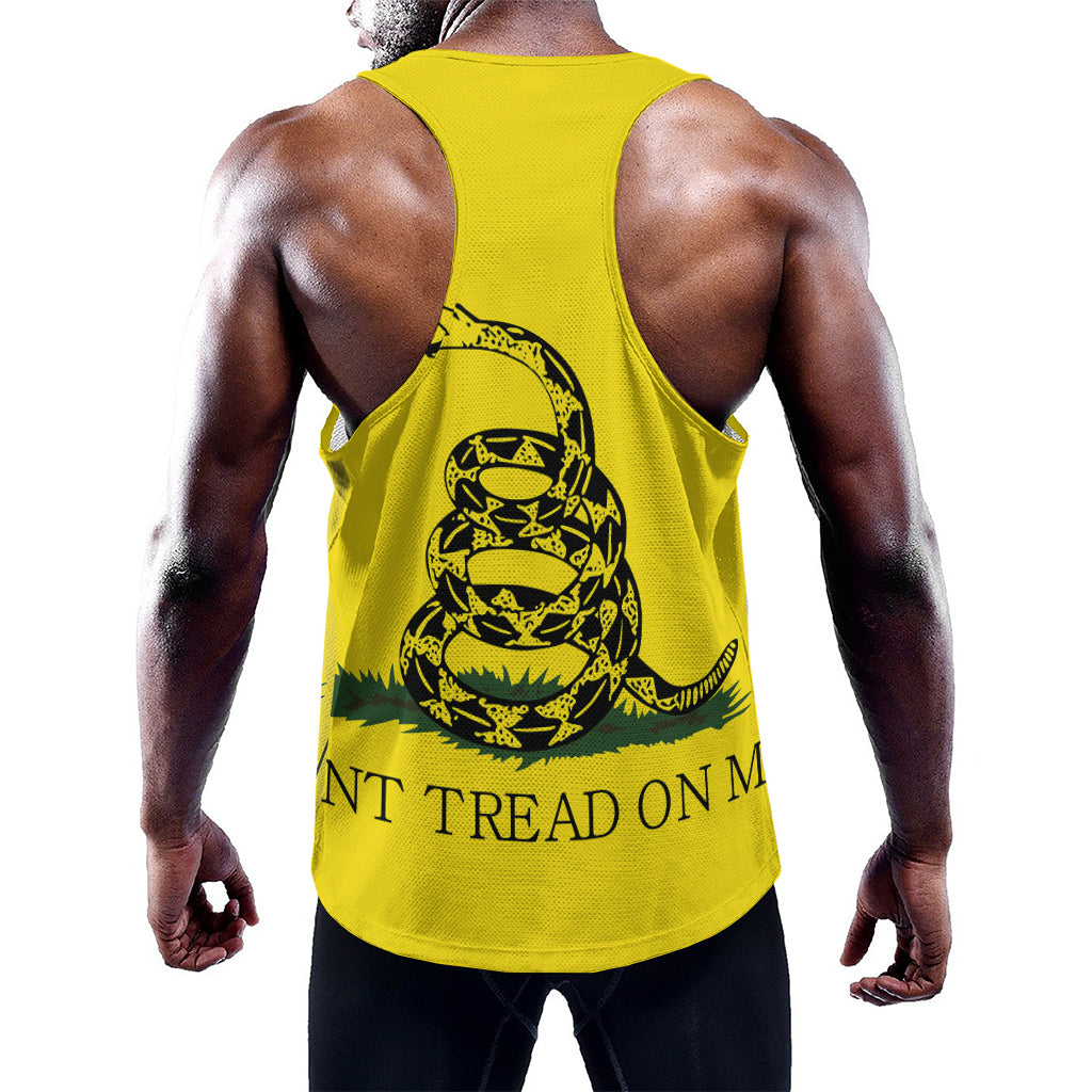 Don't Tread On Me Gadsden Flag Print Training Tank Top