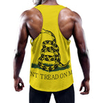 Don't Tread On Me Gadsden Flag Print Training Tank Top