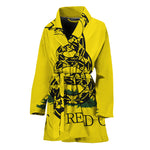 Don't Tread On Me Gadsden Flag Print Women's Bathrobe