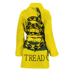 Don't Tread On Me Gadsden Flag Print Women's Bathrobe