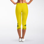 Don't Tread On Me Gadsden Flag Print Women's Capri Leggings